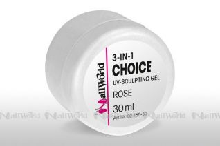 Choice 3-IN-1 UV-Sculpting Gel 30 ml - Clear-Rose 